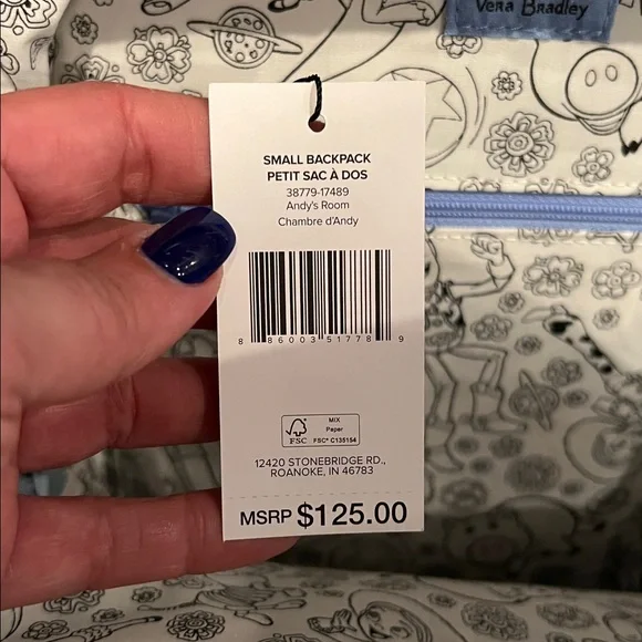 Vera Bradley Toy Story Patterned Backpack - Picture 4 of 4